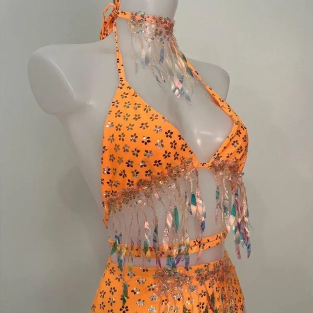 Orange Lime Blonde Set NWT